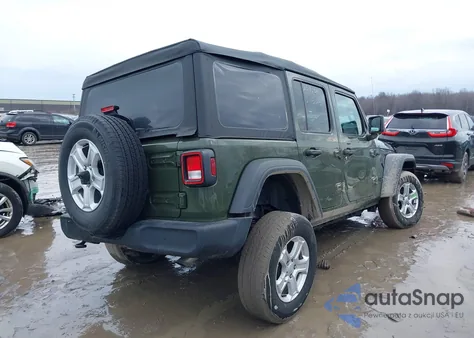 2023 Jeep Wrangler 4-Door Sport S 4X4 из США, поврежденный, VIN 1C4HJXDG4PW541155